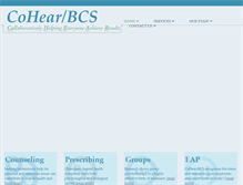 Tablet Screenshot of coheargroup.com